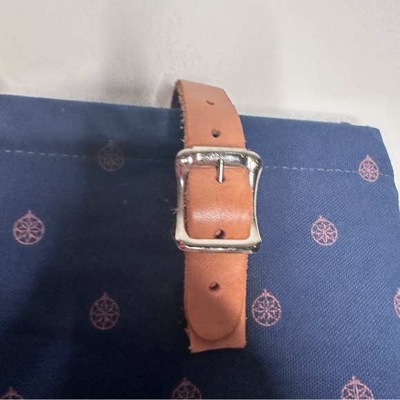 Royal Viking Line Cruise Line Large Canvas Leather Tote Travel Bag - Picture 11 of 16